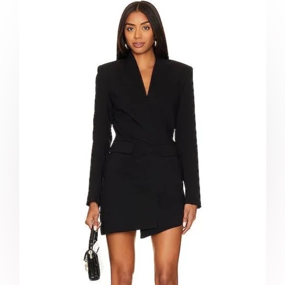 New! Revolve x NBD Jaya Black Mini Blazer Dress 🖤 Medium SOLD OUT! NWT! - Picture 4 of 8